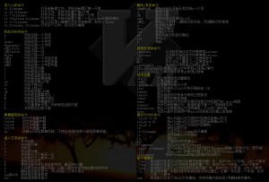 VIM快捷键文本图